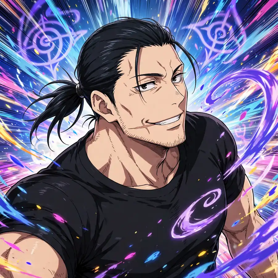 Anime Toji pfp: original vibrant portrait