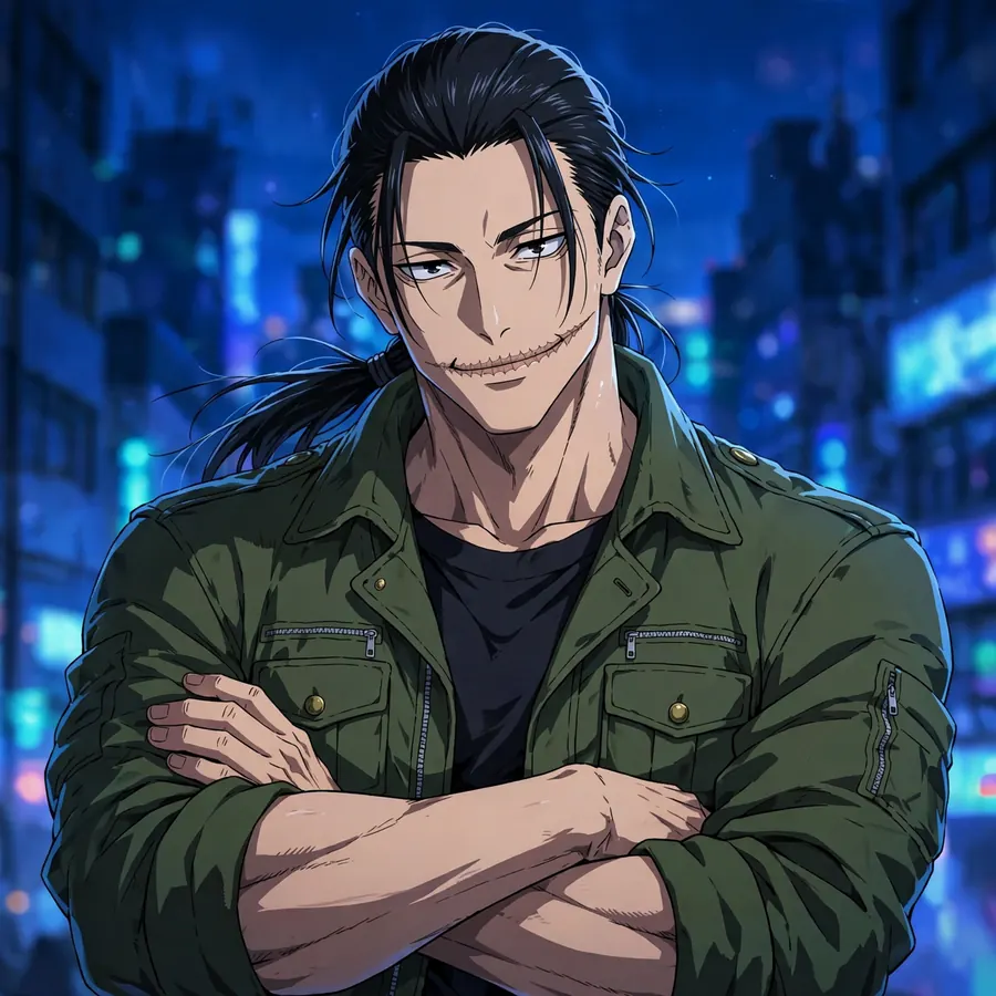 Classic Toji pfps: original confident stance
