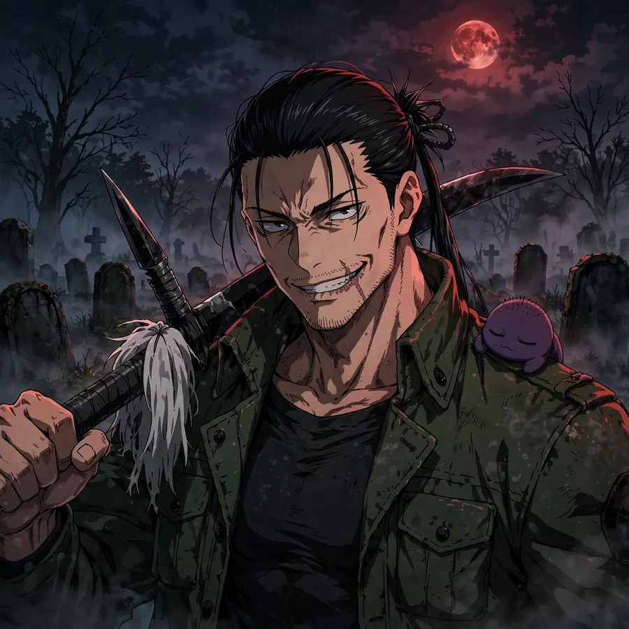 Dark pfp Toji: original silhouette
