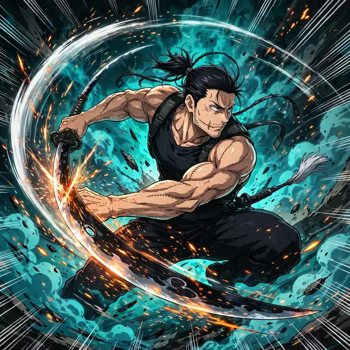 Toji pfp fighting: original battle stance