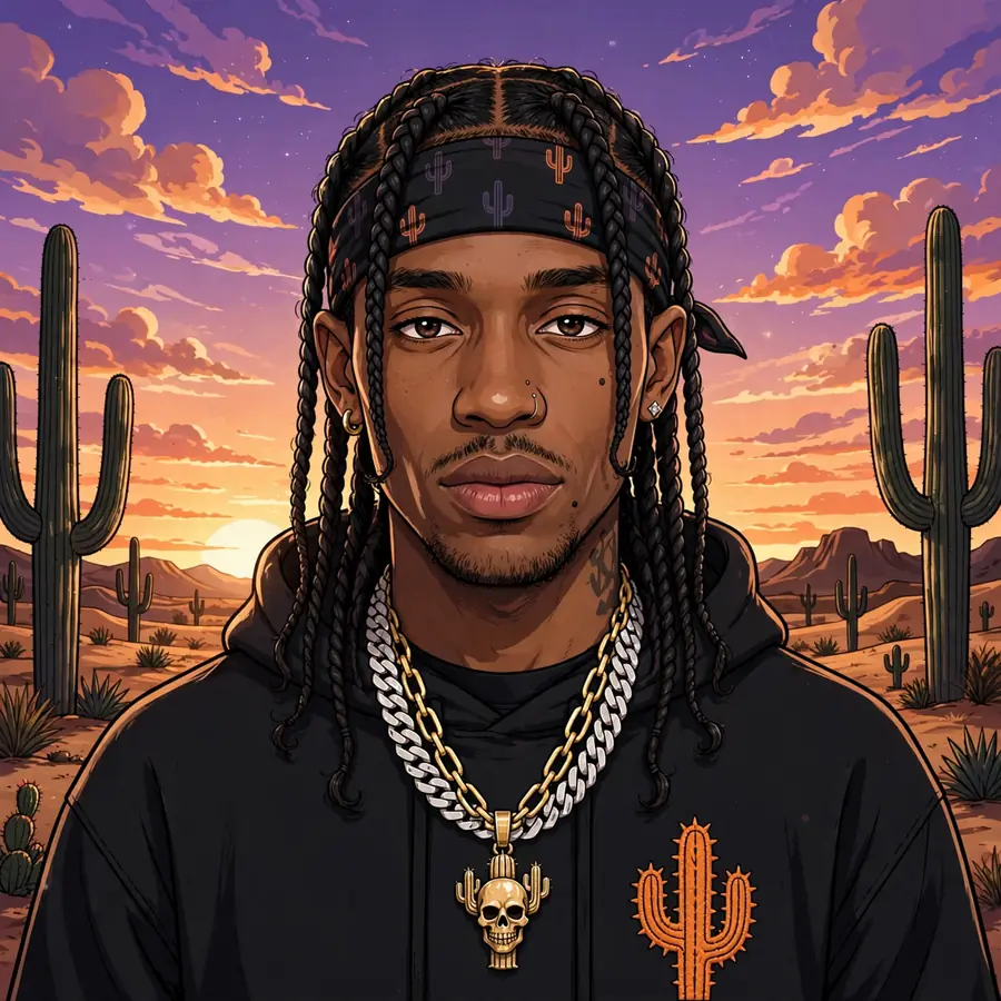 Cactus Jack Travis Scott pfp: original sunset desert