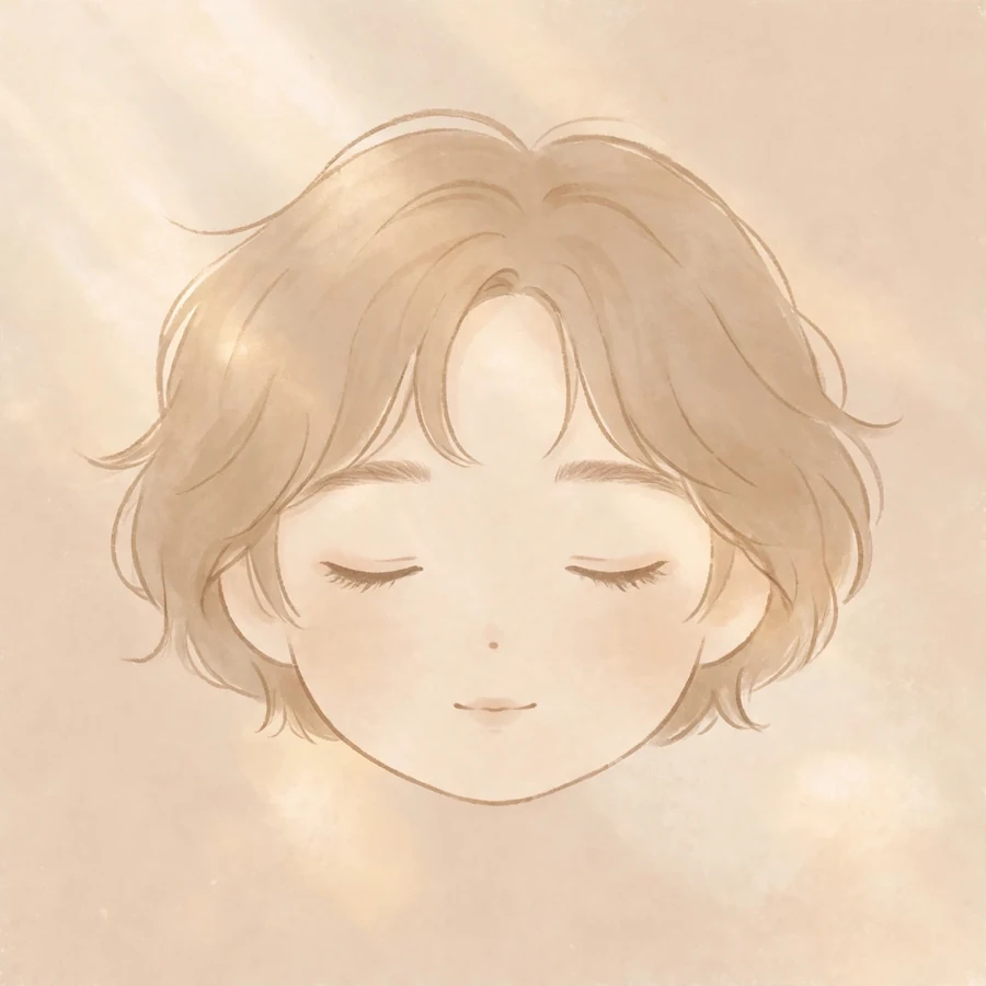 Aesthetic pfp for tiktok: original cozy beige minimal portrait