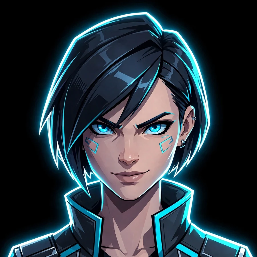 Pfps for tiktok: original glowing rim light sharp portrait