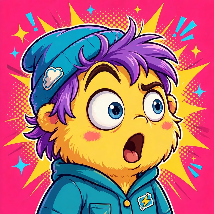 Meme funny pfp for tiktok: original comedic double-take face