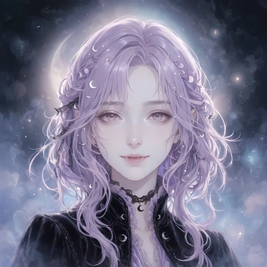 Aesthetic vampire pfp: original moonlight