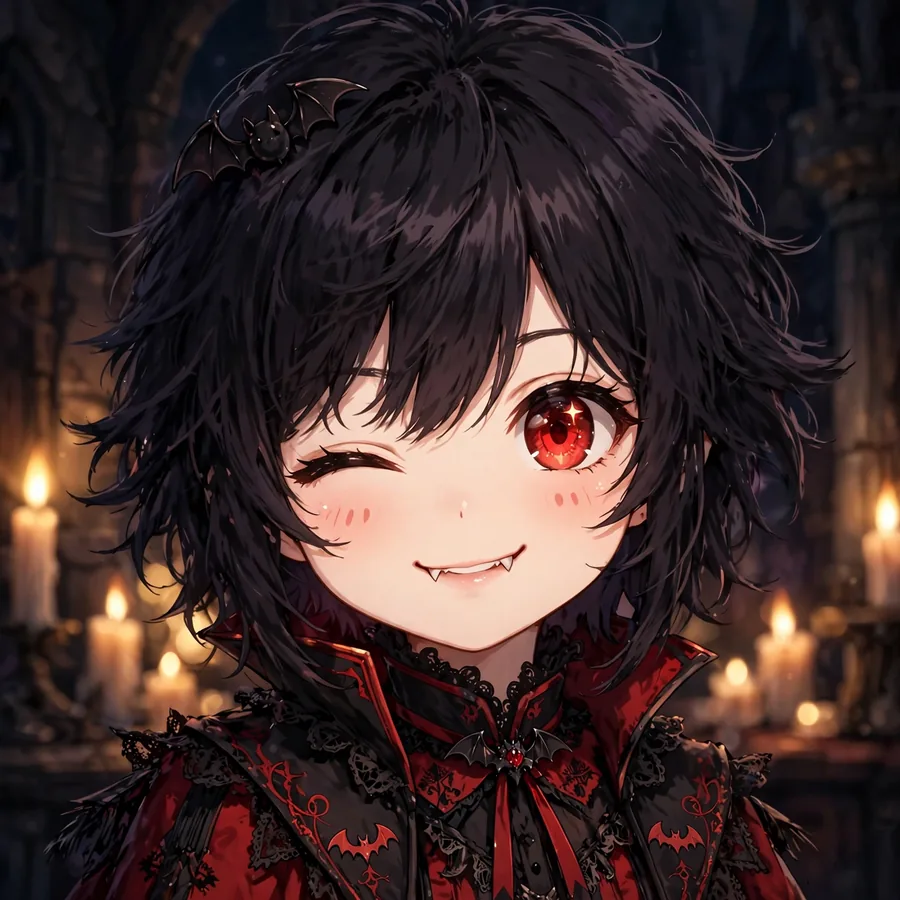 Anime vampire pfps: original elegant