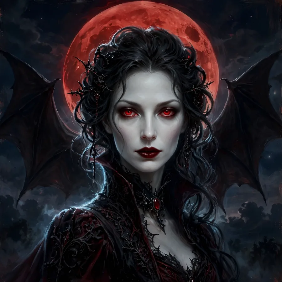 Gothic vampire pfps: original velvet cape